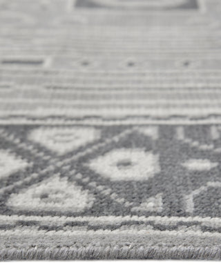 Faye Hand Knotted Modern - Contemporary Gray Area Rug