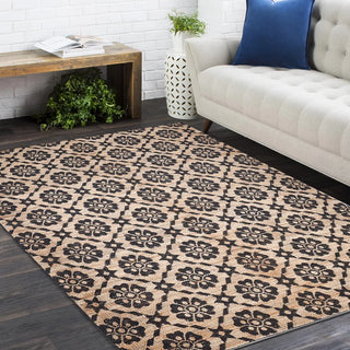 Edith Hand Woven Contemporary Transitional Jute Area Rug