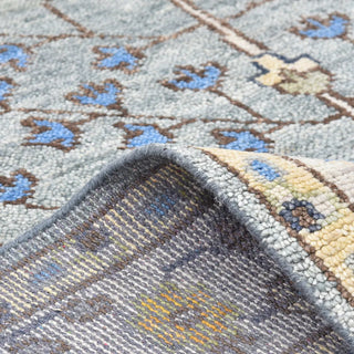 Sydney Hand Knotted Modern - Contemporary Gray Area Rug