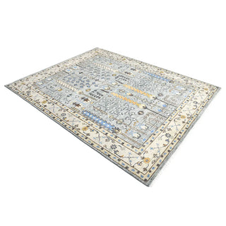 Sydney Hand Knotted Modern - Contemporary Gray Area Rug
