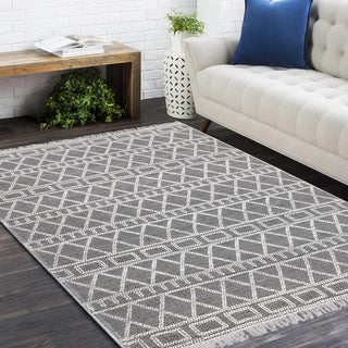 Alberta Hand Woven Contemporary Flatweave Area Rug