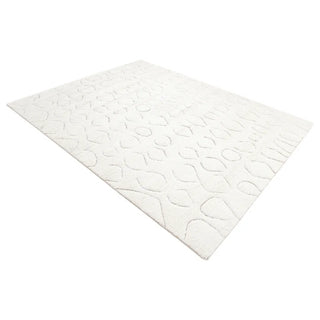Astoria Hand Knotted Modern - Contemporary Ivory Area Rug
