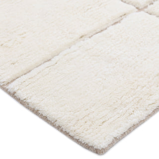 Norwich Hand Knotted Modern - Contemporary Ivory Area Rug