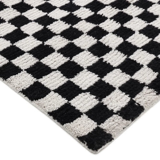 Stamford Hand Knotted Modern - Contemporary Black Area Rug
