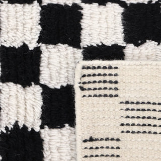Stamford Hand Knotted Modern - Contemporary Black Area Rug