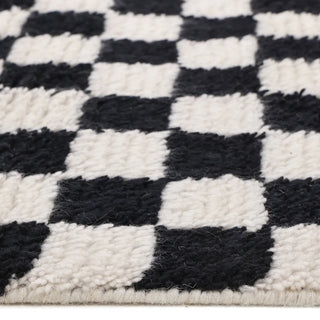 Stamford Hand Knotted Modern - Contemporary Black Area Rug