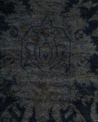 Fine Vibrance, One-of-a-Kind Hand-Knotted Area Rug - Black, 10' 0" x 19' 4" - Solo Rugs