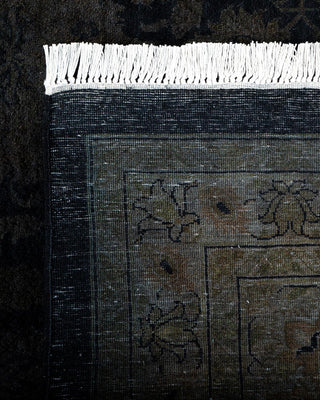 Fine Vibrance, One-of-a-Kind Hand-Knotted Area Rug - Black, 10' 0" x 19' 4" - Solo Rugs