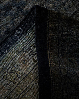 Fine Vibrance, One-of-a-Kind Hand-Knotted Area Rug - Black, 10' 0" x 19' 4" - Solo Rugs