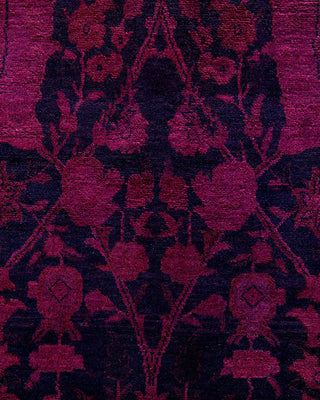 Fine Vibrance, One-of-a-Kind Hand-Knotted Area Rug - Black, 10' 1" x 14' 2" - Solo Rugs