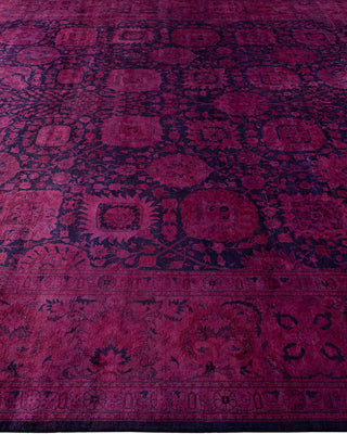 Fine Vibrance, One-of-a-Kind Hand-Knotted Area Rug - Black, 10' 1" x 14' 2" - Solo Rugs