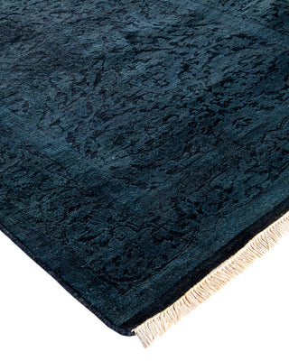 Fine Vibrance, One-of-a-Kind Hand-Knotted Area Rug - Black, 2' 6" x 19' 3" - Solo Rugs