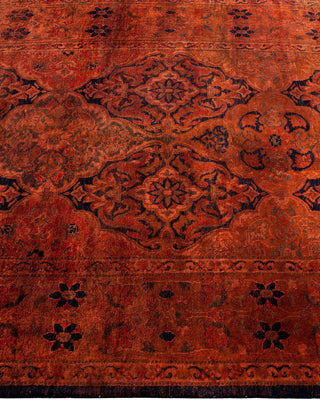 Fine Vibrance, One-of-a-Kind Hand-Knotted Area Rug - Black, 4' 2" x 5' 9" - Solo Rugs