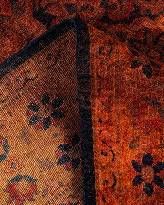 Fine Vibrance, One-of-a-Kind Hand-Knotted Area Rug - Black, 4' 2" x 5' 9" - Solo Rugs