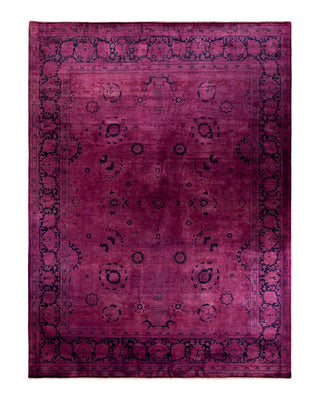 Fine Vibrance, One-of-a-Kind Hand-Knotted Area Rug - Black, 9' 2" x 12' 1" - Solo Rugs