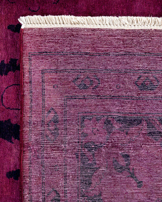 Fine Vibrance, One-of-a-Kind Hand-Knotted Area Rug - Black, 9' 2" x 12' 1" - Solo Rugs