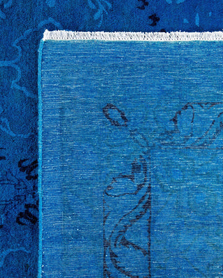 Fine Vibrance, One-of-a-Kind Hand-Knotted Area Rug - Blue, 10' 1" x 13' 10" - Solo Rugs