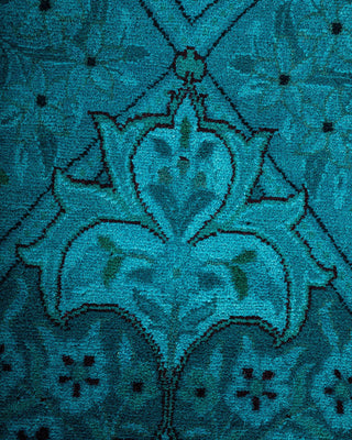 Fine Vibrance, One-of-a-Kind Hand-Knotted Area Rug - Blue, 12' 2" x 18' 6" - Solo Rugs