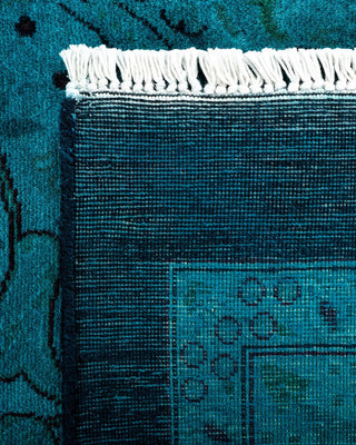 Fine Vibrance, One-of-a-Kind Hand-Knotted Area Rug - Blue, 12' 2" x 18' 6" - Solo Rugs