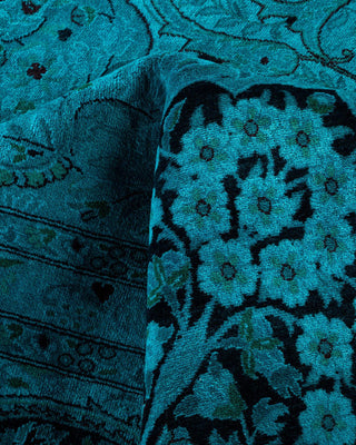 Fine Vibrance, One-of-a-Kind Hand-Knotted Area Rug - Blue, 12' 2" x 18' 6" - Solo Rugs