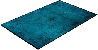 Fine Vibrance, One-of-a-Kind Hand-Knotted Area Rug - Blue, 12' 2" x 18' 6" - Solo Rugs