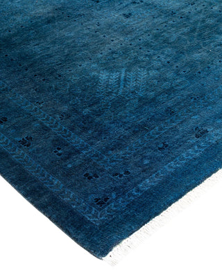 Fine Vibrance, One-of-a-Kind Hand-Knotted Area Rug - Blue, 12' 3" x 15' 9" - Solo Rugs