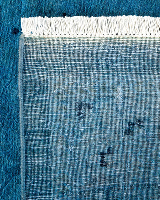 Fine Vibrance, One-of-a-Kind Hand-Knotted Area Rug - Blue, 12' 3" x 15' 9" - Solo Rugs