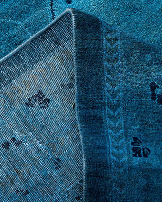 Fine Vibrance, One-of-a-Kind Hand-Knotted Area Rug - Blue, 12' 3" x 15' 9" - Solo Rugs