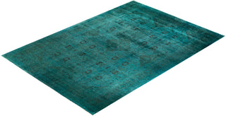 Fine Vibrance, One-of-a-Kind Hand-Knotted Area Rug - Blue, 12' 5" x 16' 9" - Solo Rugs