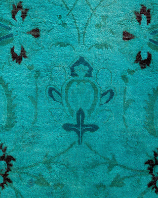 Fine Vibrance, One-of-a-Kind Hand-Knotted Area Rug - Blue, 4' 0" x 6' 0" - Solo Rugs