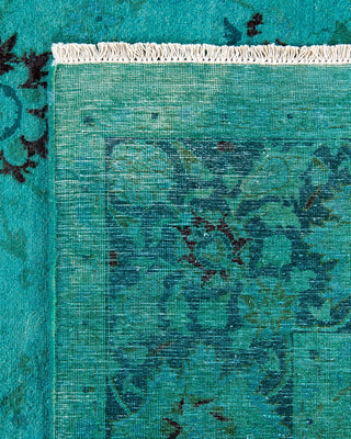 Fine Vibrance, One-of-a-Kind Hand-Knotted Area Rug - Blue, 4' 0" x 6' 0" - Solo Rugs