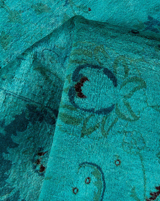 Fine Vibrance, One-of-a-Kind Hand-Knotted Area Rug - Blue, 4' 0" x 6' 0" - Solo Rugs