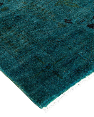 Fine Vibrance, One-of-a-Kind Hand-Knotted Area Rug - Blue, 4' 0" x 6' 3" - Solo Rugs