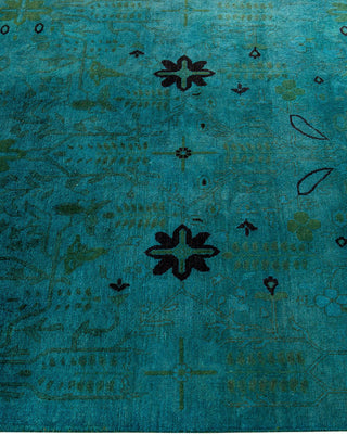 Fine Vibrance, One-of-a-Kind Hand-Knotted Area Rug - Blue, 4' 0" x 6' 3" - Solo Rugs