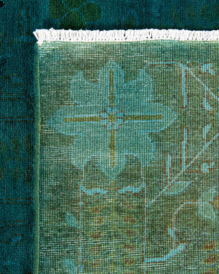 Fine Vibrance, One-of-a-Kind Hand-Knotted Area Rug - Blue, 4' 0" x 6' 3" - Solo Rugs