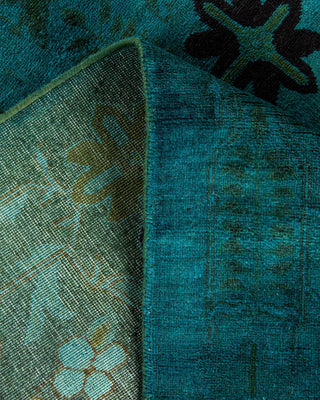Fine Vibrance, One-of-a-Kind Hand-Knotted Area Rug - Blue, 4' 0" x 6' 3" - Solo Rugs