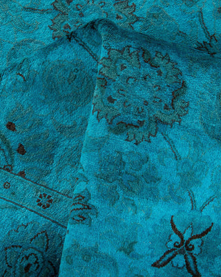 Fine Vibrance, One-of-a-Kind Hand-Knotted Area Rug - Blue, 4' 2" x 6' 2" - Solo Rugs