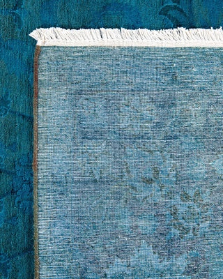 Fine Vibrance, One-of-a-Kind Hand-Knotted Area Rug - Blue, 4' 7" x 7' 6" - Solo Rugs