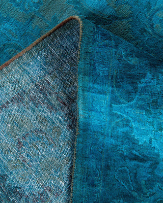Fine Vibrance, One-of-a-Kind Hand-Knotted Area Rug - Blue, 4' 7" x 7' 6" - Solo Rugs