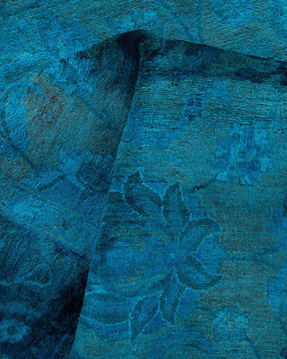Fine Vibrance, One-of-a-Kind Hand-Knotted Area Rug - Blue, 4' 7" x 7' 6" - Solo Rugs
