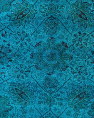 Fine Vibrance, One-of-a-Kind Hand-Knotted Area Rug - Blue, 4' 8" x 7' 3" - Solo Rugs