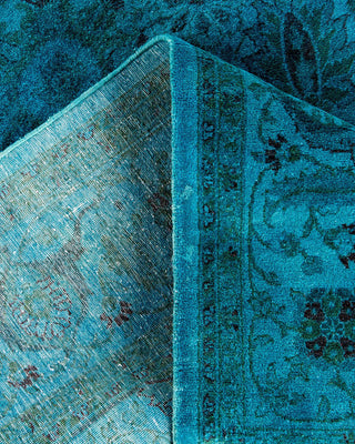 Fine Vibrance, One-of-a-Kind Hand-Knotted Area Rug - Blue, 4' 8" x 7' 3" - Solo Rugs