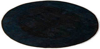 Fine Vibrance, One-of-a-Kind Hand-Knotted Area Rug - Blue, 6' 1" x 6' 1" - Solo Rugs