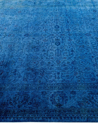 Fine Vibrance, One-of-a-Kind Hand-Knotted Area Rug - Blue, 6' 1" x 9' 1" - Solo Rugs