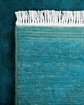 Fine Vibrance, One-of-a-Kind Hand-Knotted Area Rug - Blue, 6' 1" x 9' 4" - Solo Rugs