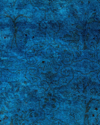 Fine Vibrance, One-of-a-Kind Hand-Knotted Area Rug - Blue, 6' 2" x 10' 5" - Solo Rugs