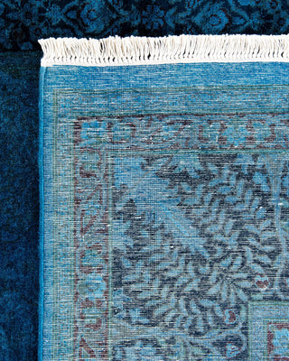 Fine Vibrance, One-of-a-Kind Hand-Knotted Area Rug - Blue, 6' 2" x 10' 5" - Solo Rugs