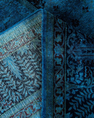 Fine Vibrance, One-of-a-Kind Hand-Knotted Area Rug - Blue, 6' 2" x 10' 5" - Solo Rugs