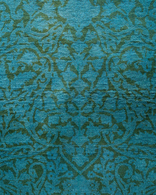 Fine Vibrance, One-of-a-Kind Hand-Knotted Area Rug - Blue, 6' 2" x 9' 0" - Solo Rugs