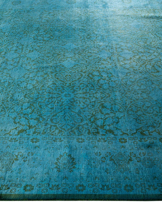 Fine Vibrance, One-of-a-Kind Hand-Knotted Area Rug - Blue, 6' 2" x 9' 0" - Solo Rugs